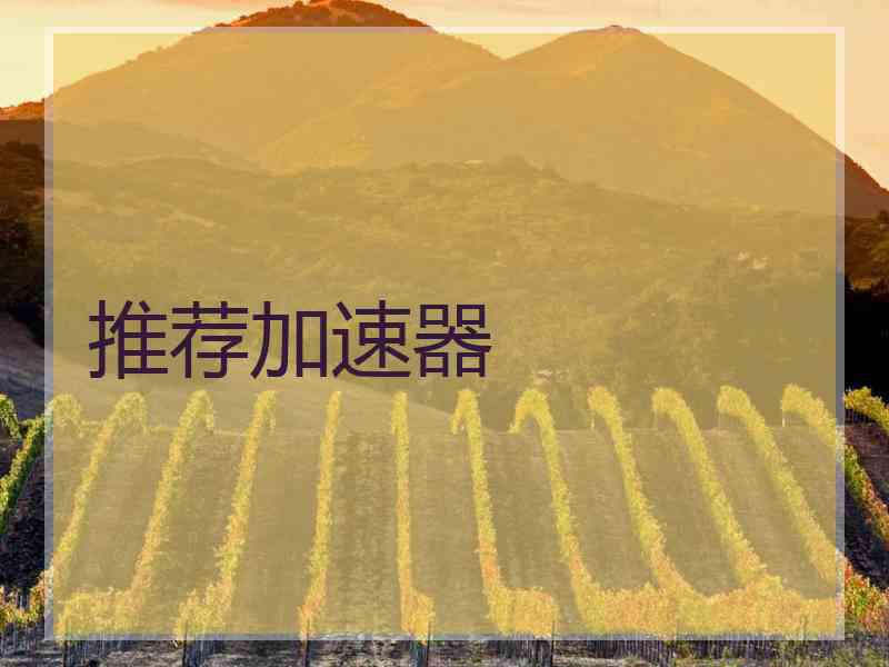 推荐加速器