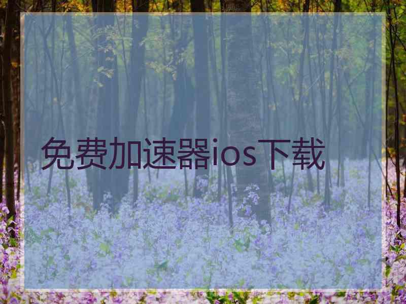 免费加速器ios下载