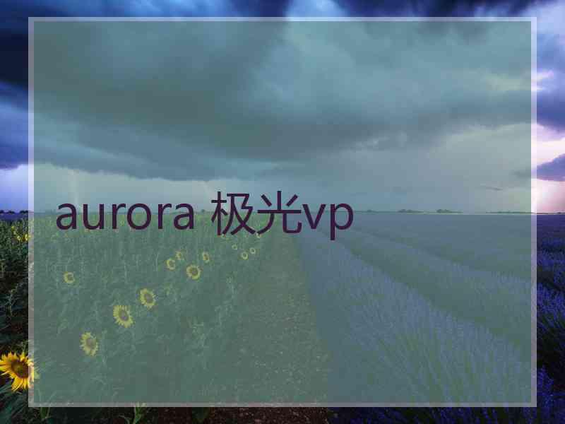 aurora 极光vp