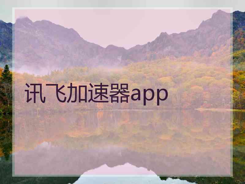 讯飞加速器app