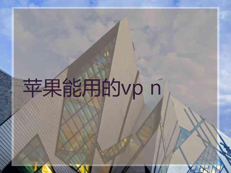 苹果能用的vp n
