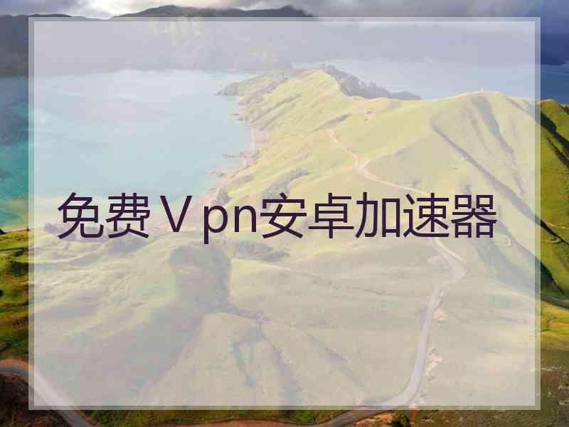 免费Ⅴpn安卓加速器