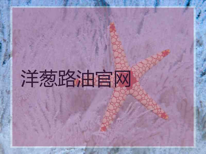 洋葱路油官网