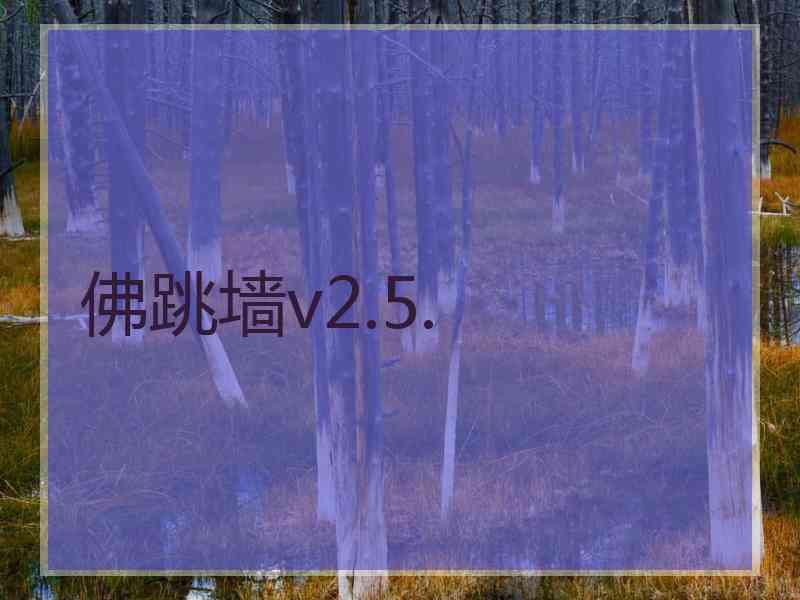 佛跳墙v2.5.