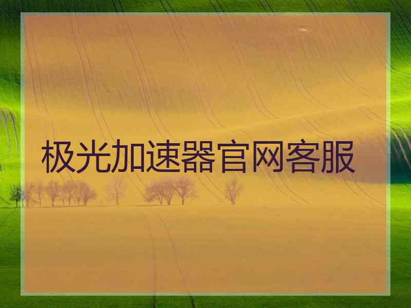 极光加速器官网客服