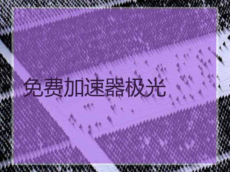免费加速器极光