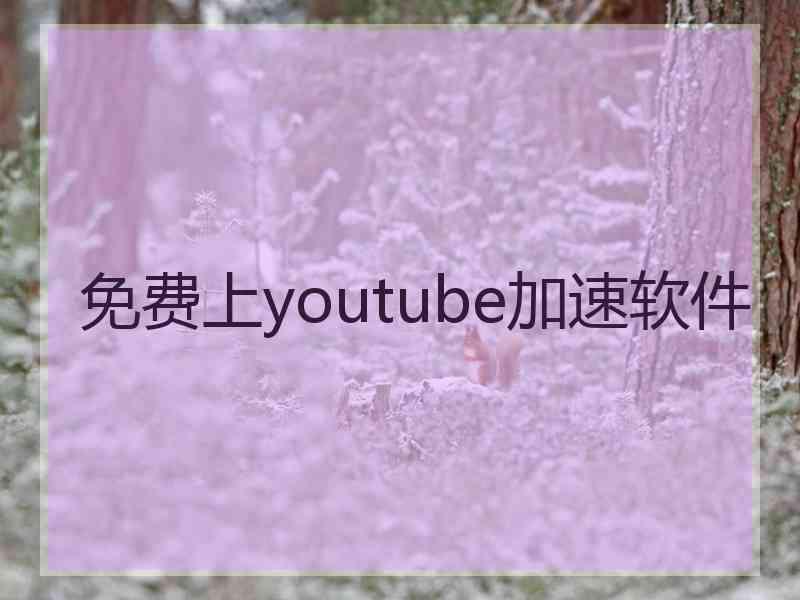 免费上youtube加速软件