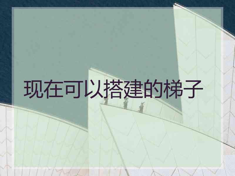 现在可以搭建的梯子