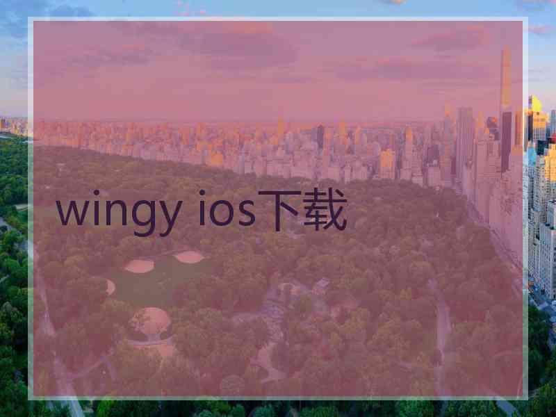 wingy ios下载