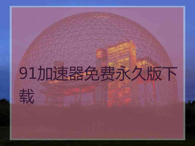 91加速器免费永久版下载