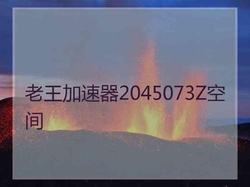 老王加速器2045073Z空间