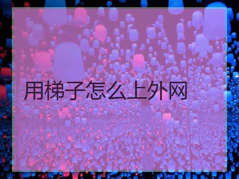 用梯子怎么上外网