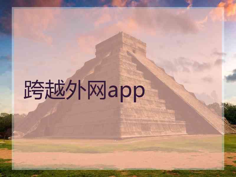跨越外网app