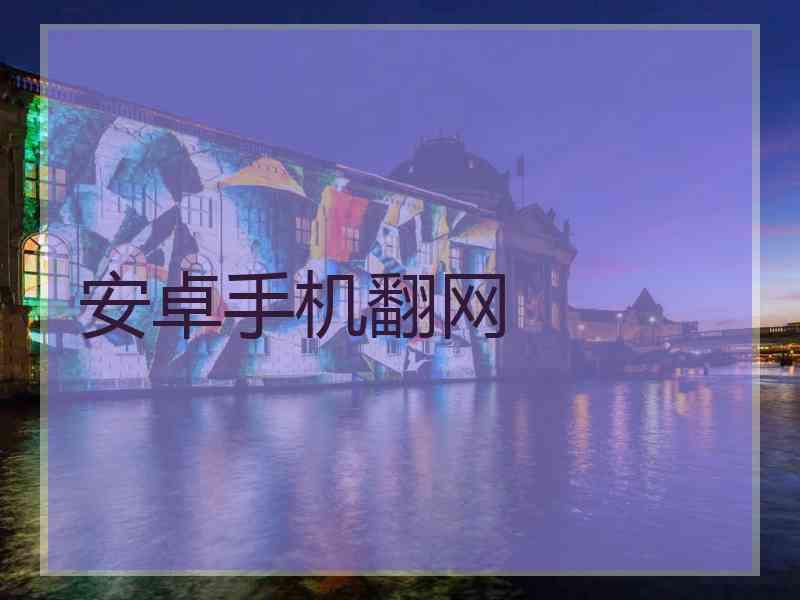 安卓手机翻网