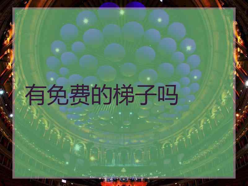 有免费的梯子吗
