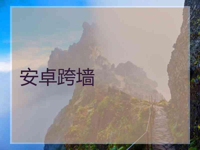 安卓跨墙