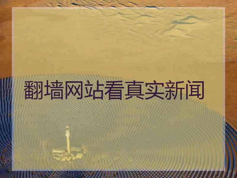 翻墙网站看真实新闻