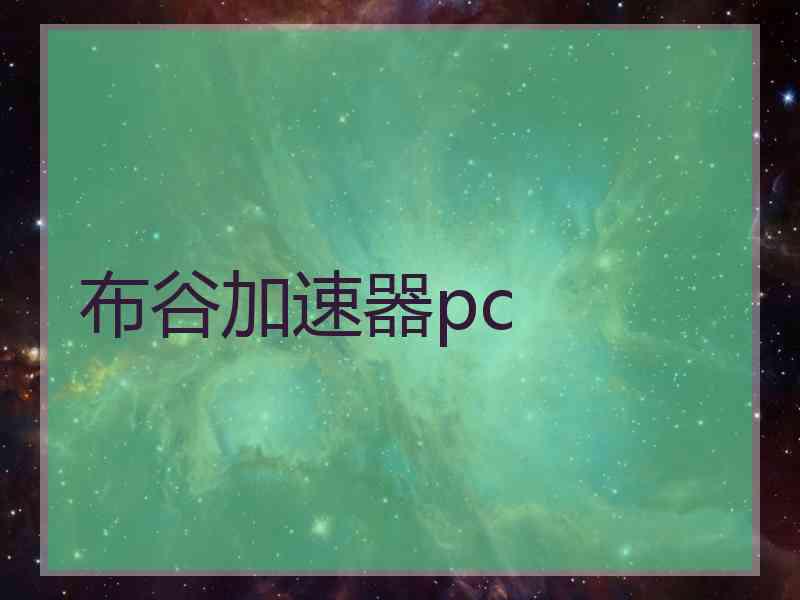 布谷加速器pc