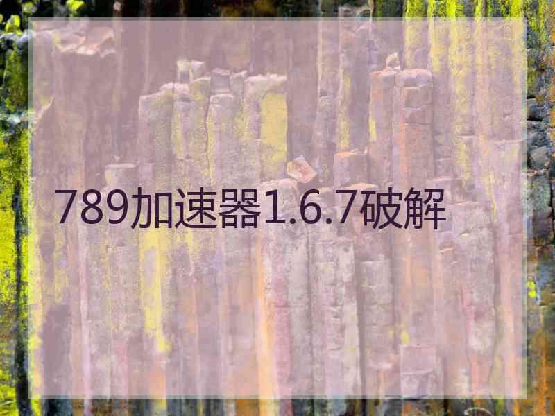 789加速器1.6.7破解