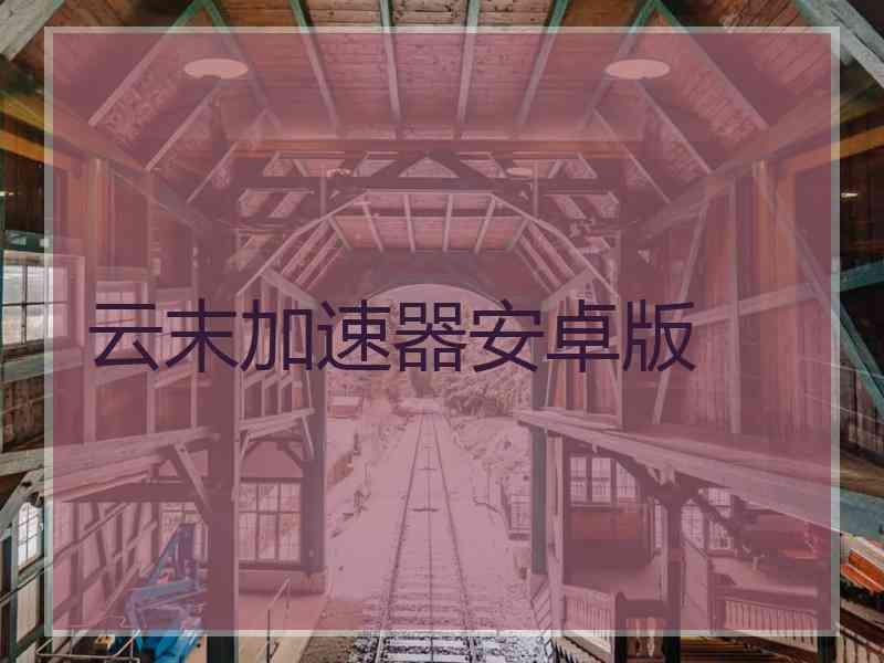 云末加速器安卓版