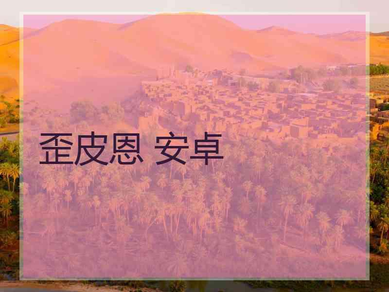 歪皮恩 安卓
