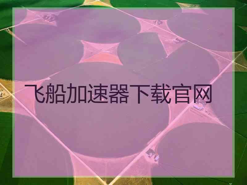 飞船加速器下载官网