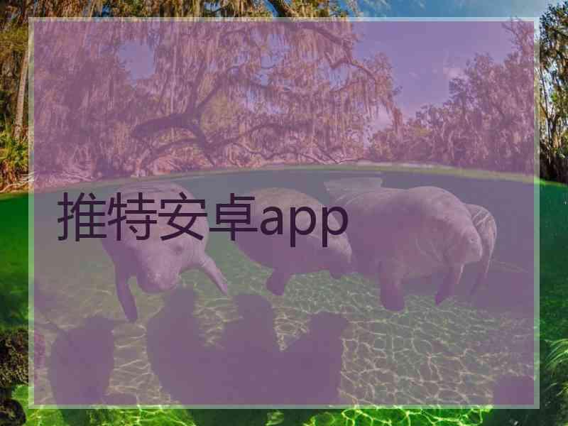 推特安卓app