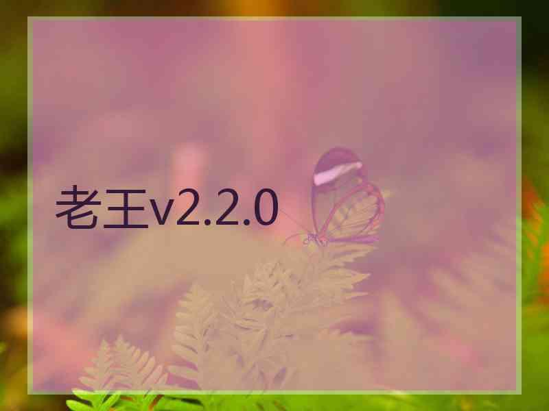 老王v2.2.0