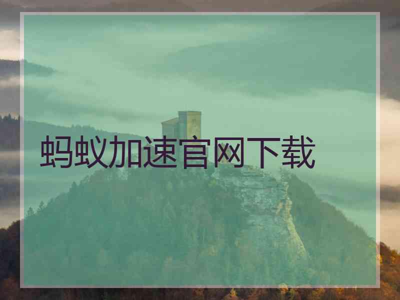 蚂蚁加速官网下载