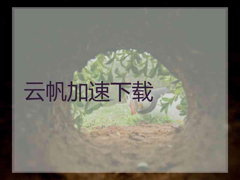 云帆加速下载