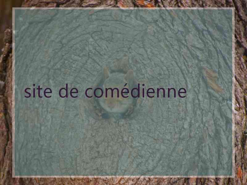 site de comédienne