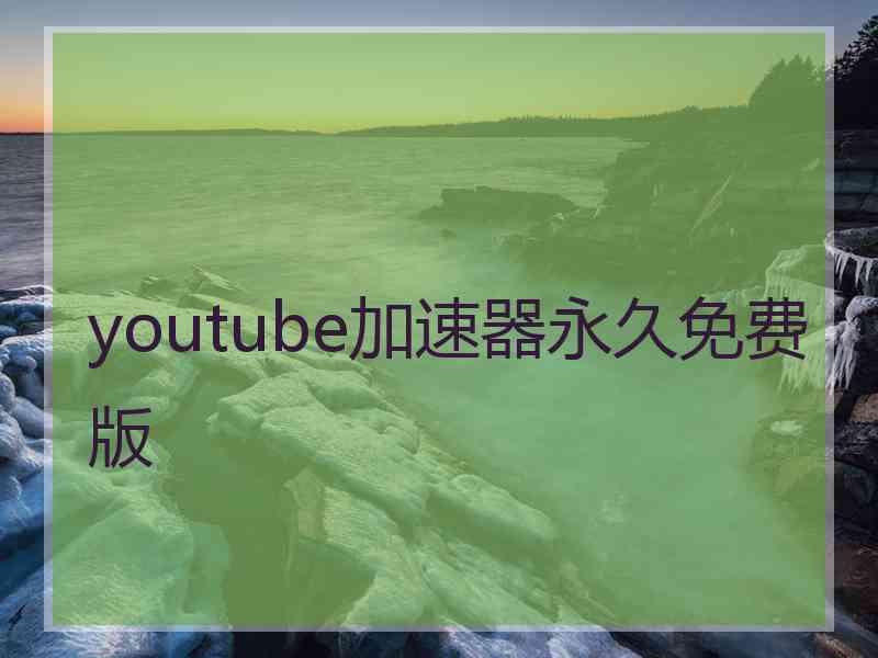 youtube加速器永久免费版
