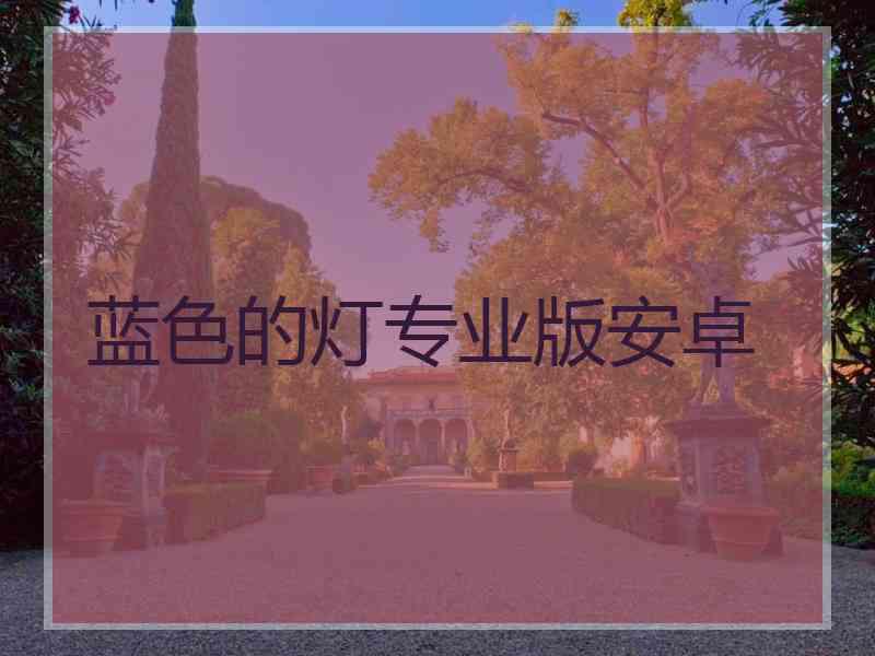 蓝色的灯专业版安卓