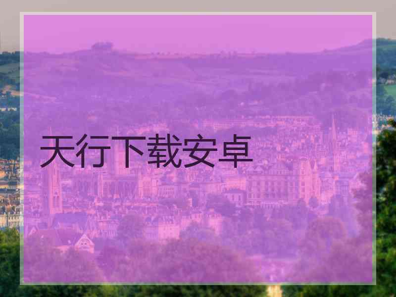 天行下载安卓