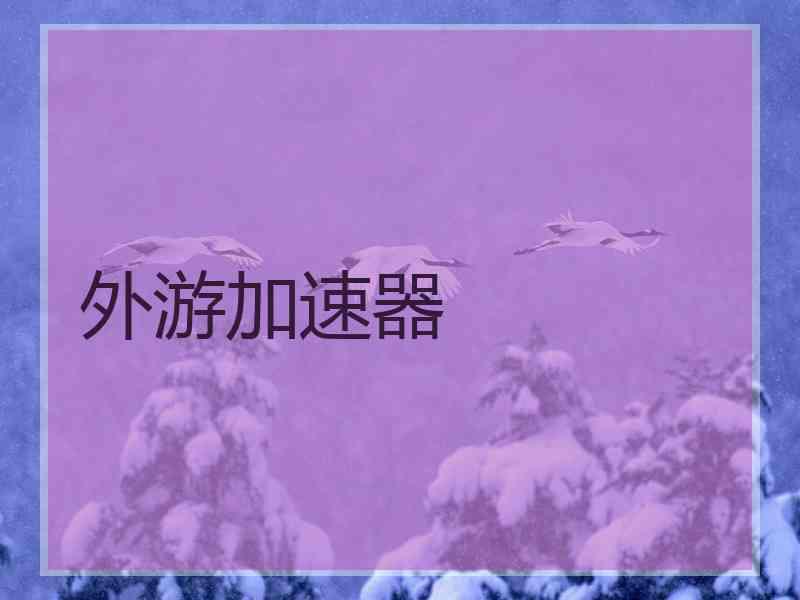 外游加速器