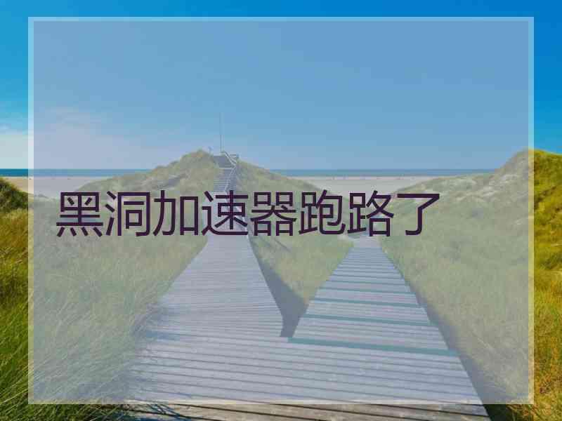 黑洞加速器跑路了