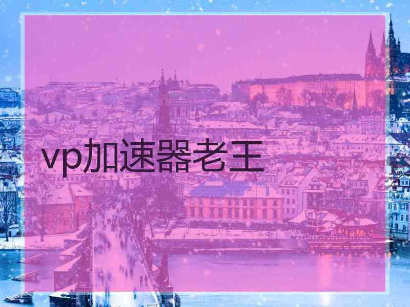 vp加速器老王