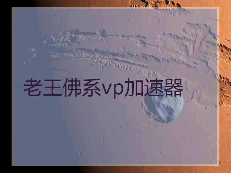 老王佛系vp加速器