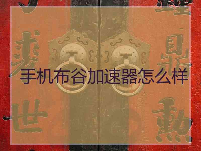 手机布谷加速器怎么样