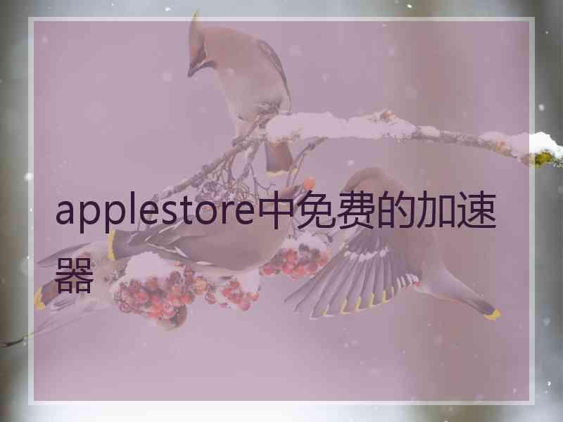 applestore中免费的加速器