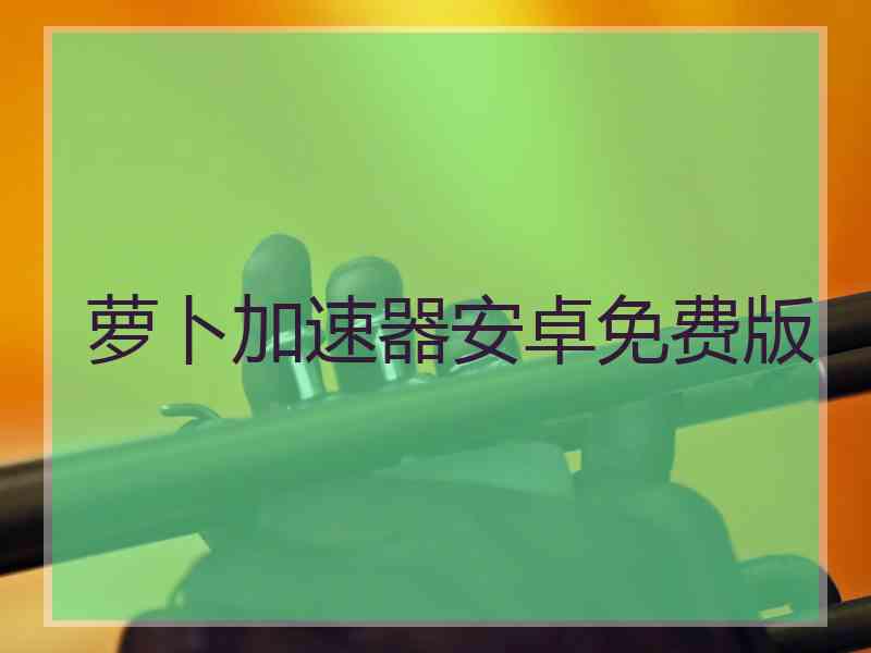 萝卜加速器安卓免费版