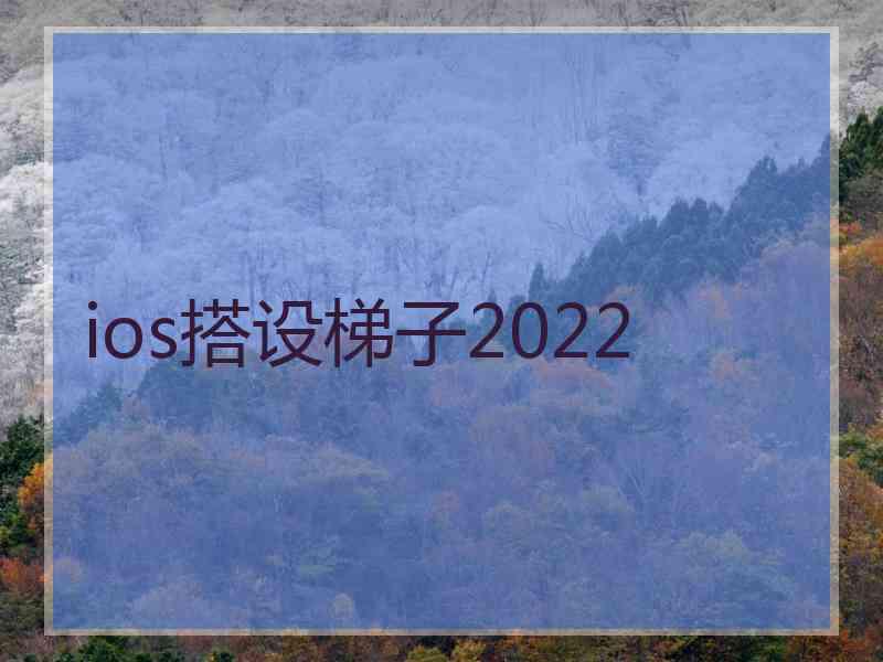 ios搭设梯子2022