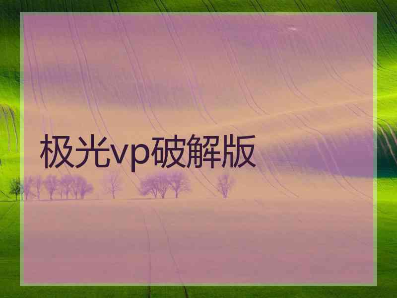 极光vp破解版