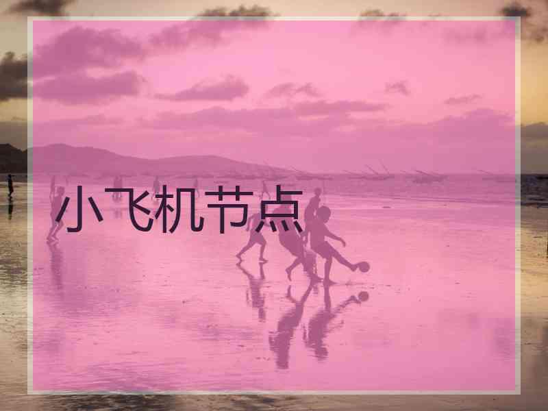 小飞机节点