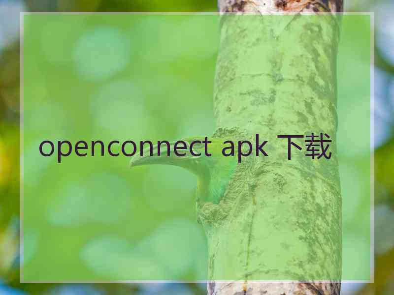 openconnect apk 下载