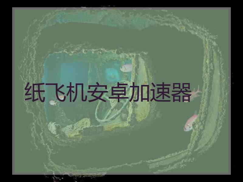 纸飞机安卓加速器
