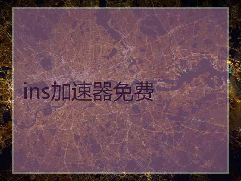 ins加速器免费
