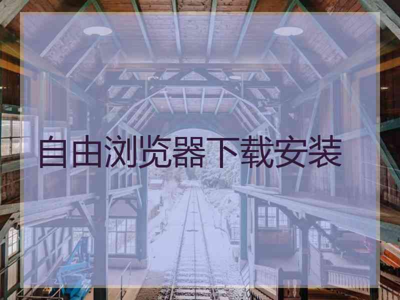 自由浏览器下载安装