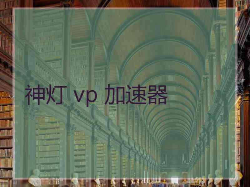 神灯 vp 加速器