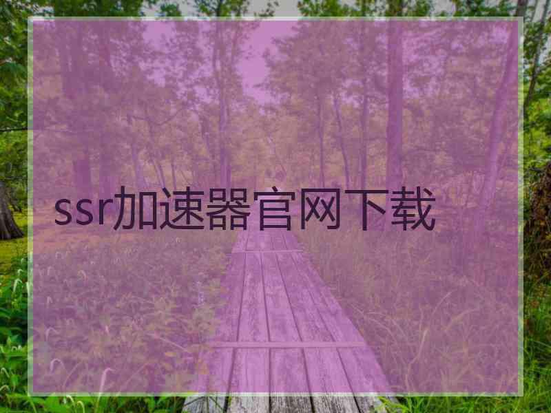 ssr加速器官网下载